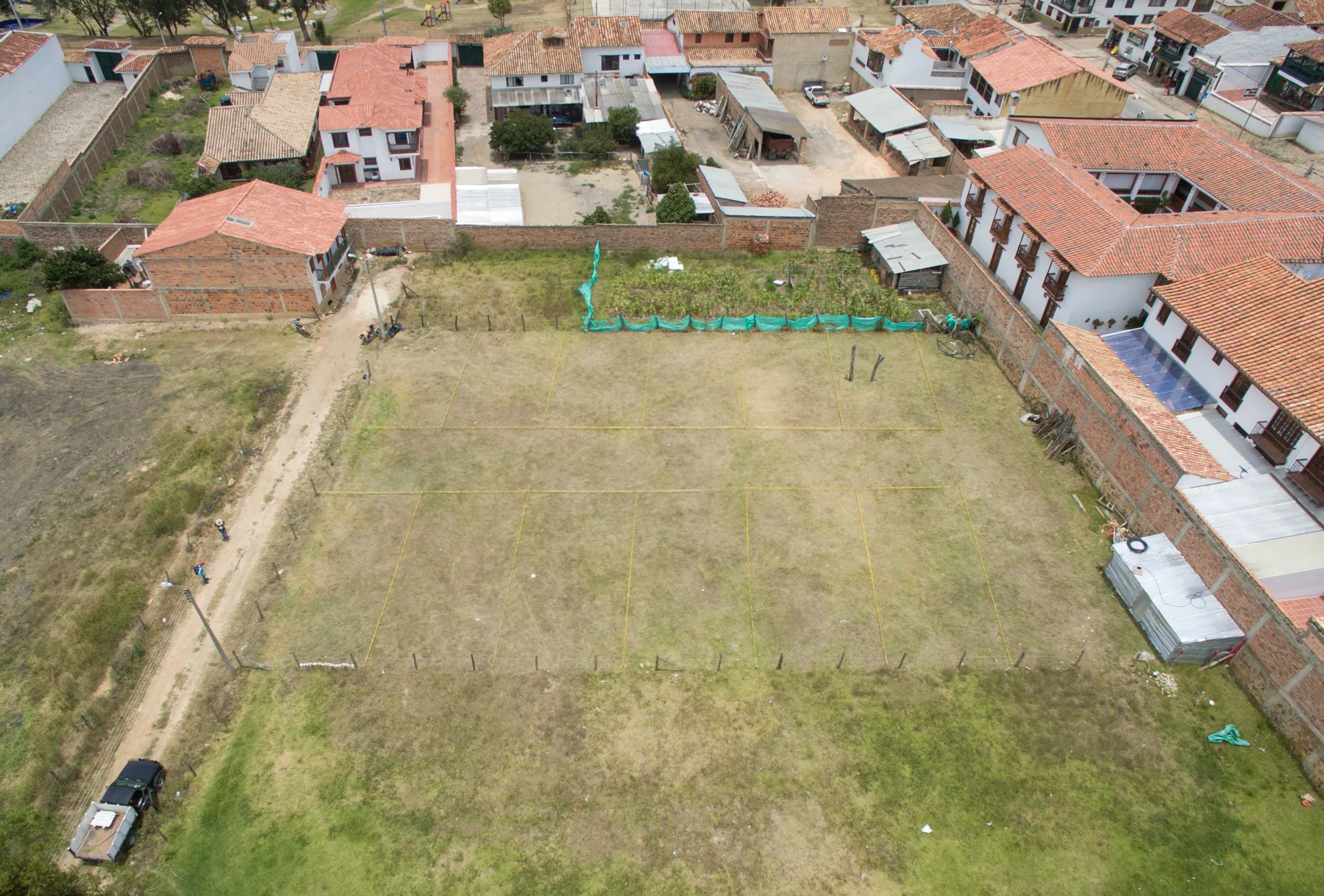 Terreno de Buganvilla antes del inicio de la construcción